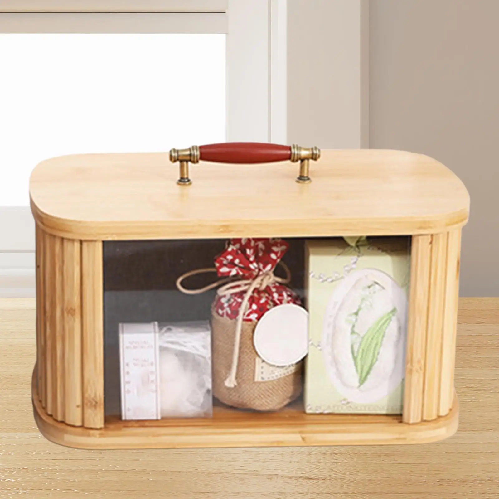

Wood Bread Box Food Storage Container Bread Storage Container Bridesmaid Gift