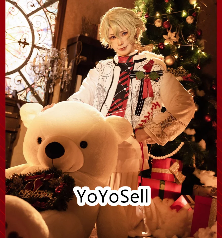 Ensemble Stars White Bear Tomoe Hiyori Tsukinaga Leo Otogari Adonis Tsumugi Aoba Cosplay Halloween Theme Costume