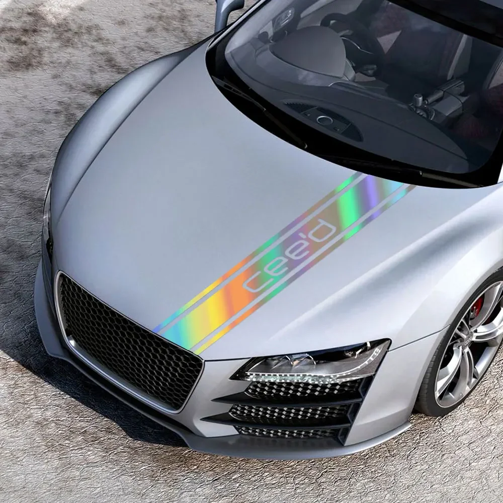 ملصق غطاء محرك السيارة لكيا كادينزا ، سيد ، فورت ، K9 ، أوبتيما ، بيكانوتو ، ريو ، غطاء محرك السيارة ، فيلم الفينيل ، صائق الرياضة ، اكسسوارات ضبط السيارات #2