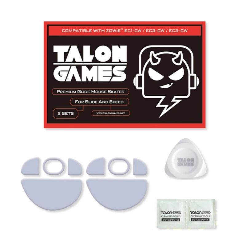 Mouse Skate Stickers Rounded Curved Edges Mouse Feet for Zowie EC1-CW / EC2-CW Dropship