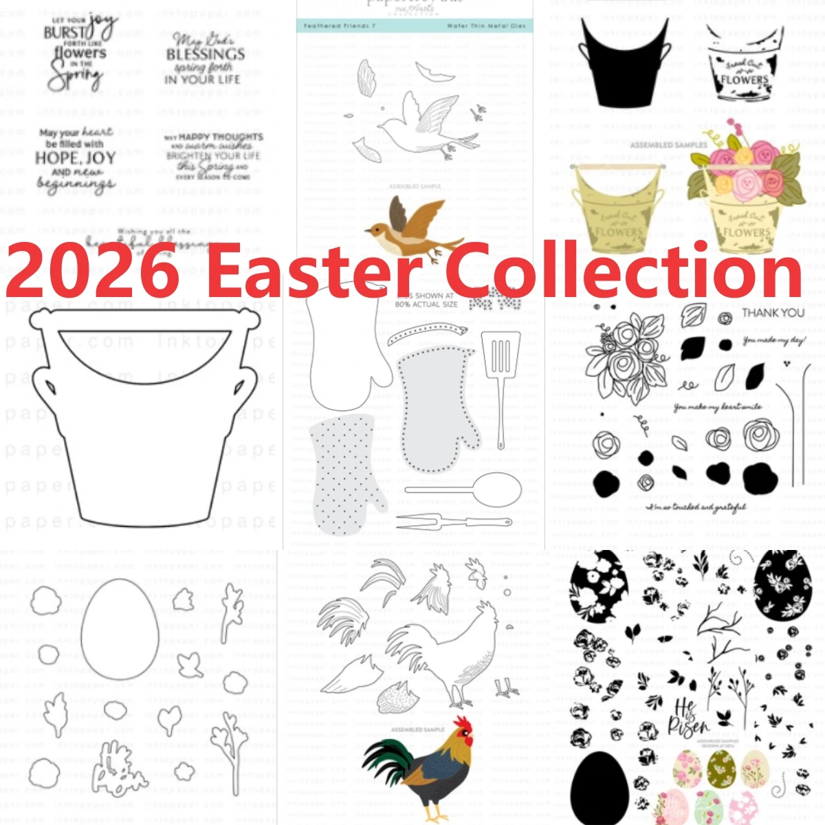 

2026 Easter Collection 2026 New Metal Cutting Dies For DIY Scrapbooking Crafts Maker Photo Album Template Handmade Decoration