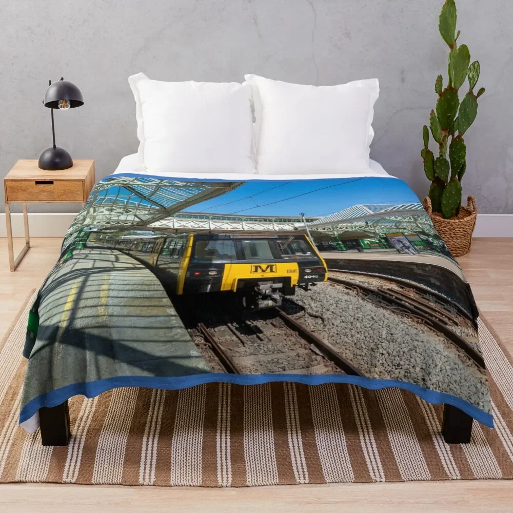 Tynemouth Metro Train Throw Blanket for babies Sleeping Bag bed plaid Blankets