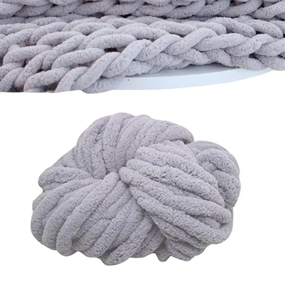 DIY Chenille Chunky Yarn Thick Winter Warm Coarse Yarn Hand-woven Soft Blanket Yarn for Knitting And Crochet