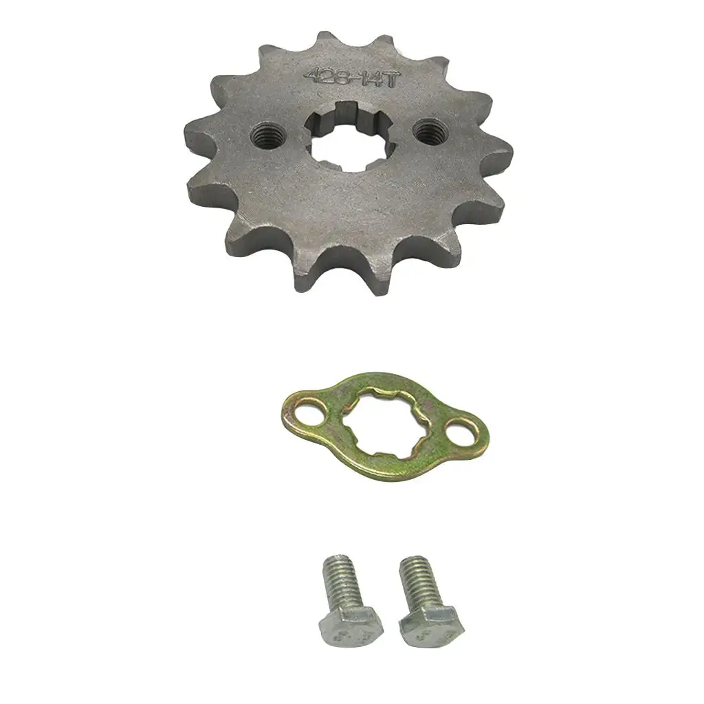 428 14T Drive Front Counter Sprocket for 50-150CC Pit Dirt Bike 17mm Shaft