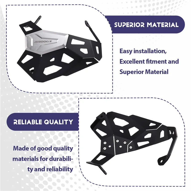 

For BMW R1300GS Cylinder Head Guards For BMW R1300GS Engine Protection For BMW R1300GS Black+Silver