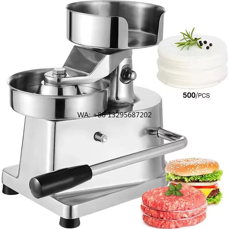 

Hot Sale 150 mm Manual Hamburger Patty Molding Machine Mini Patty Machine Stainless Steel Patty Machine