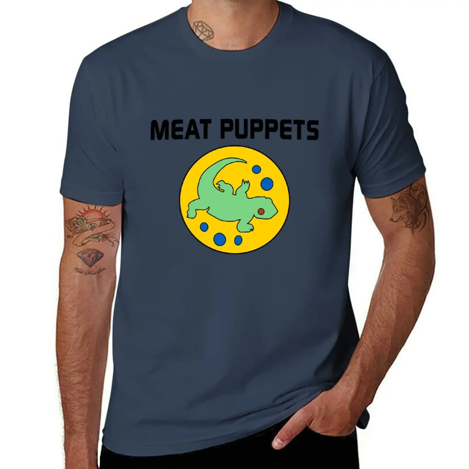 

Meat Puppets - Vintage Band T-Shirt Minimalist Graphic Tee Shirt
