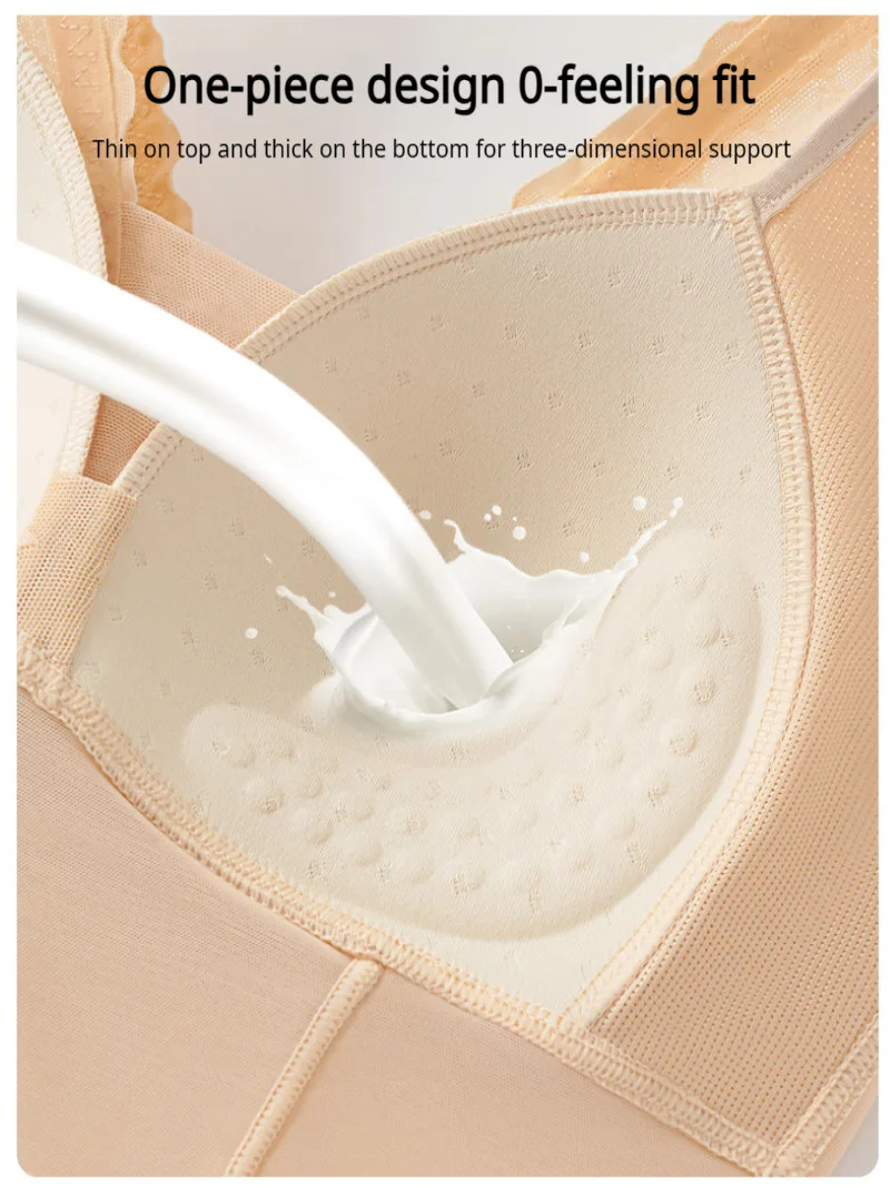 مشد جسم نسائي قطعة واحدة مع حمالة صدر ، ملابس داخلية غير ملحومة ، بدلات جسم رفيعة جيدة التهوية ، شد الخصر ، تحكم في البطن ، صديقة للجلد #5