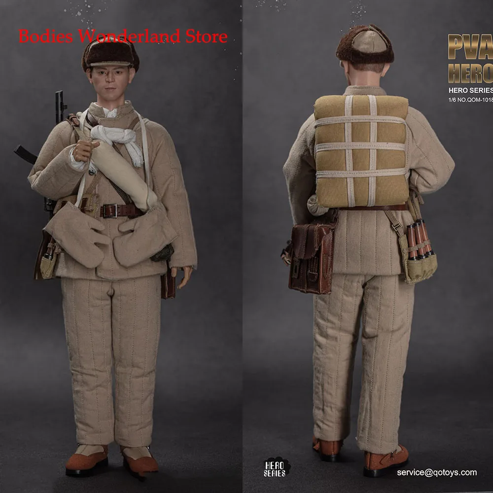 

QORANGE QOTOYS QOM-1018 1/6 Scale Collectible PVA HERO 12 inches Male Soldier Action Figure Model Full Set Toy for Fans