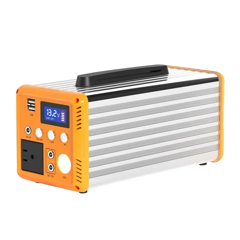 Portable Power Station 200W 300W 500W Emergency Mobile Power Bank 220V/110V AC DC LED Display Outdoor Camping act of rescue