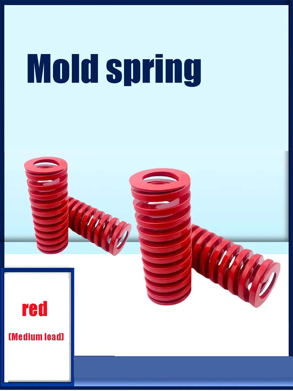 1PCS Outer Diameter 14mm (Medium Negative Pressure) Mold Spring Red Compression Spring Inner Diameter 7mm Length 20-100mm