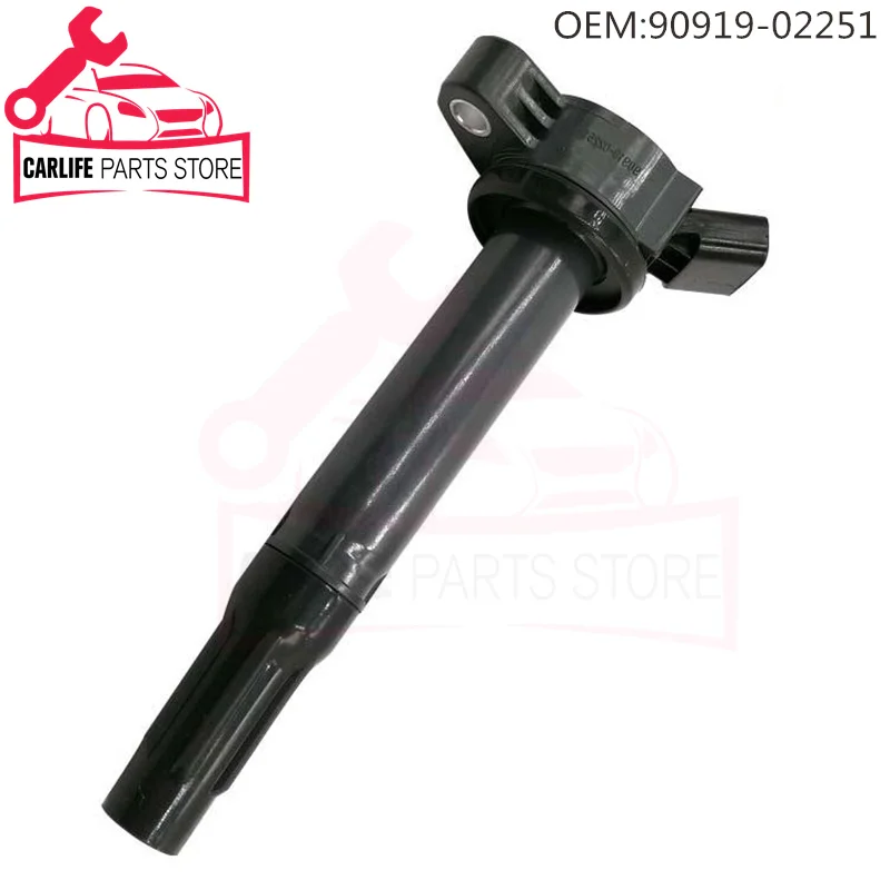 

90919-02251 Ignition Coil For Lexus ES350 RX350 RX450h Toyota Camry Avalon Rav4 Sienna Venza Highlander V6 3.5L 9091902251