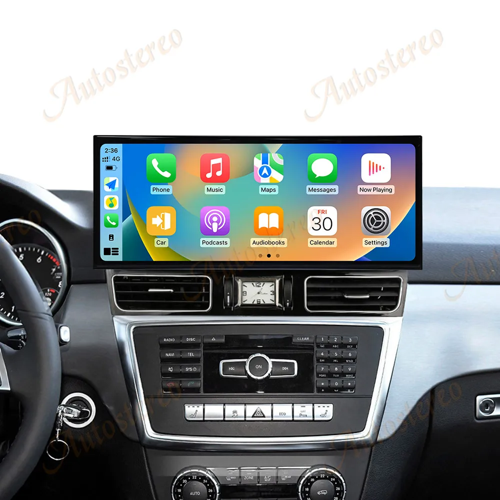 Qualcomm 15.8 Inch Android 14 Carplay For Mercedes-Benz ML/GL 2013-2015 GPS Navigat Radio Car Multimedia Player stereo Head Unit