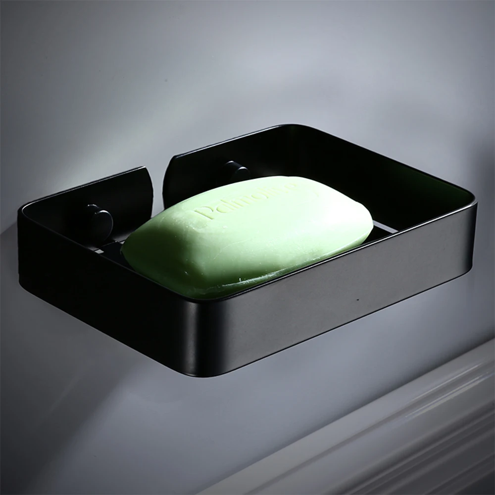 Keuken Spons Houder Rvs Mand Badkamer Plaat Doos Container Wall Mount Zeep Rack Opslag Shampoo Houder Zeepbakje