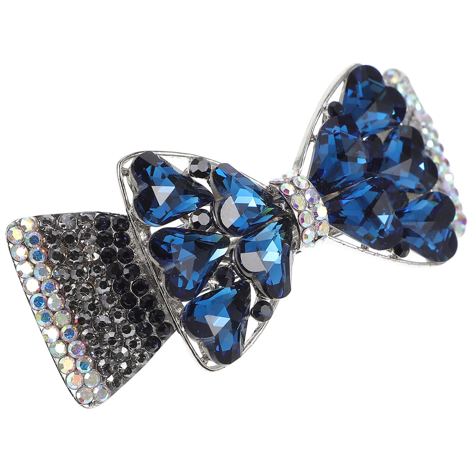 

Rhinestones Hair Clips for Women Formal Shiny Sparkly Metal Barrette Spring Styling Accessory Rhinestones Bridal