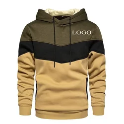 2024 Your Own Design Brand Logo/Picture Personalized Custom Anywhere Men Women DIY Color blocking fashion hoodie Fashion New