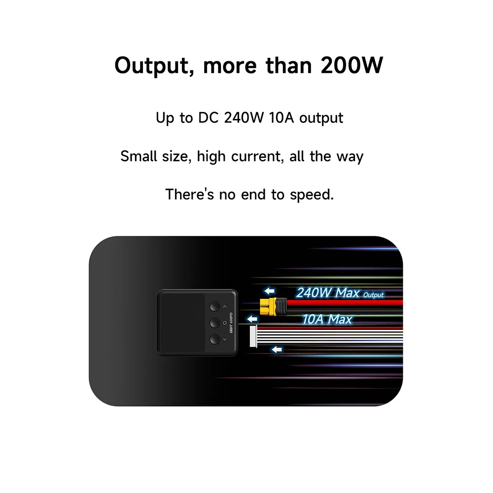 ISDT 608PD Smart Digital Battery Charger DC240W 10A USB-C 140W 5A Multi-Chemistry Fit LiFe Li-ion LiPo LiHV NiMH Pb