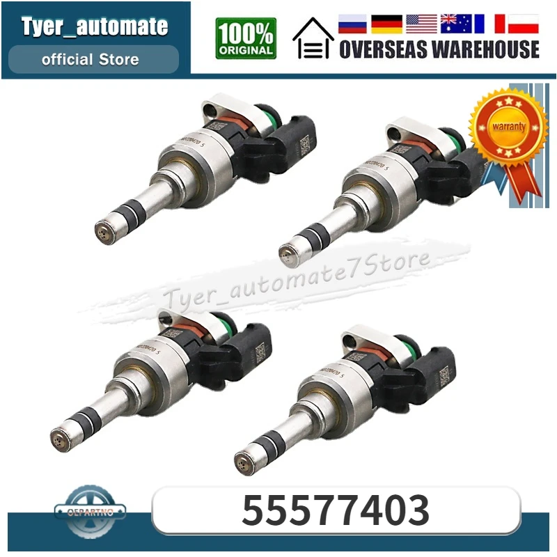 55577403 4PCS Fuel Injectors For Chevrolet Equinox GMC Terrain Buick Encore Chevrolet Cruze Chevrolet Malibu