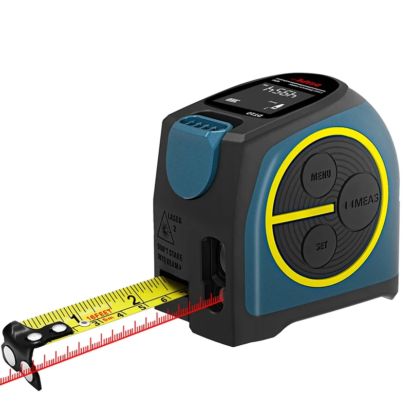 Dtape DT10 2 in 1 Laser Distance Meter 40m Portable Digital Rangefinder 5m Scalable Inch / Cm Tape Measure For Measurement