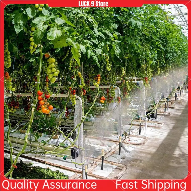 10 Pcs Brass Misting Nozzles Tee 360 Degree Rotation Adjustable For Patio Outdoor Cooling Outdoor Cooling Mister System-AB52