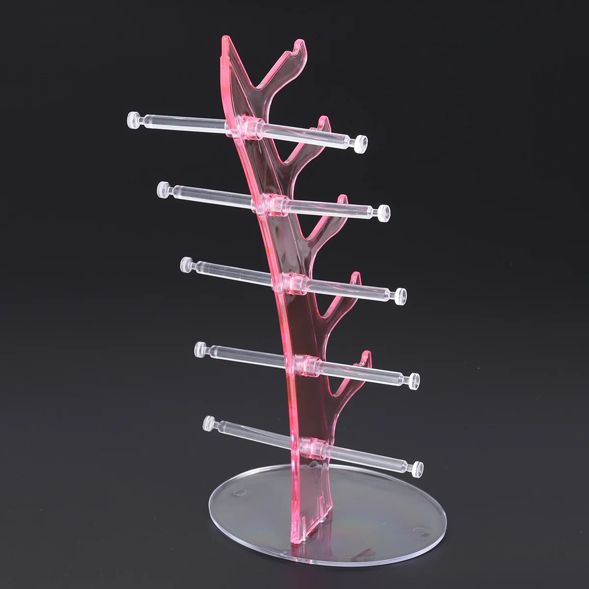 

5Pairs Glasses Display Stand Sailboat Shape Acrylic Holder Easy Assemble Jewelry Shelf for Home Shop Sunglasses Rack