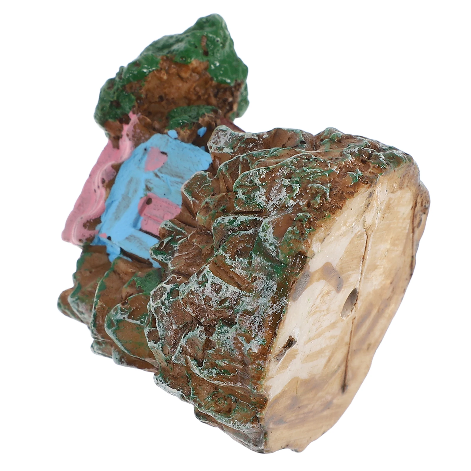 

Resin Cottage House Figurine for Aquarium Fish Tank Decor Miniature Village Bonsai Fairy Garden Decoration Safe Material Durable