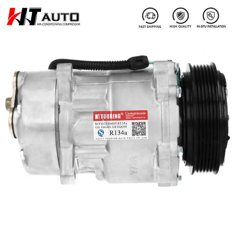 SD7V16 Compressor for CITROEN XANTIA PEUGEOT 306 406 806 EXPERT 6453FE 6453GA 6453L5 9613260680 9640486480 1106 1227 1218  1238