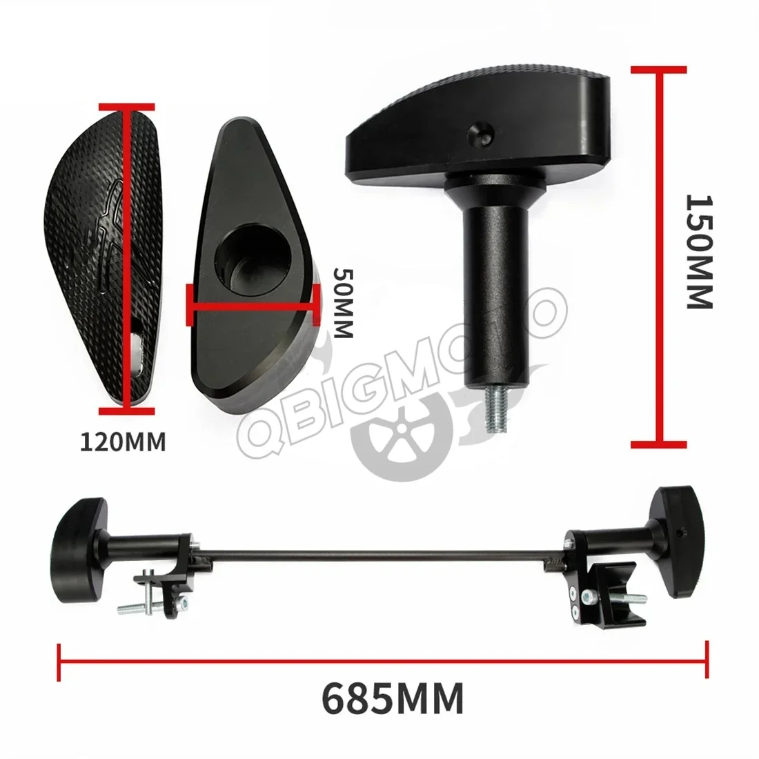

Motorcycle Bumpers Frame Slider Crash Falling Guard For Suzuki GSXR1300 GSXR GSX R GSX-R 1300 Hayabusa 2008-2020