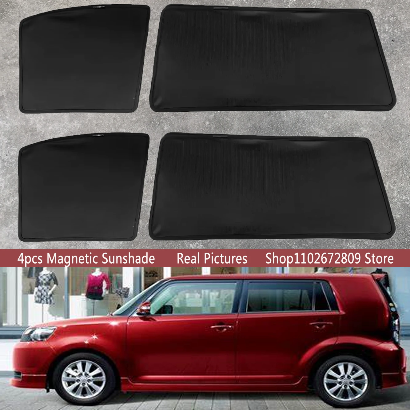 Magnetic Car Sunshade Shield Front Windshield Frame Curtain Sun Shades for Toyota Corolla Rumion Rukus 2007 ~ 2015 Accessories