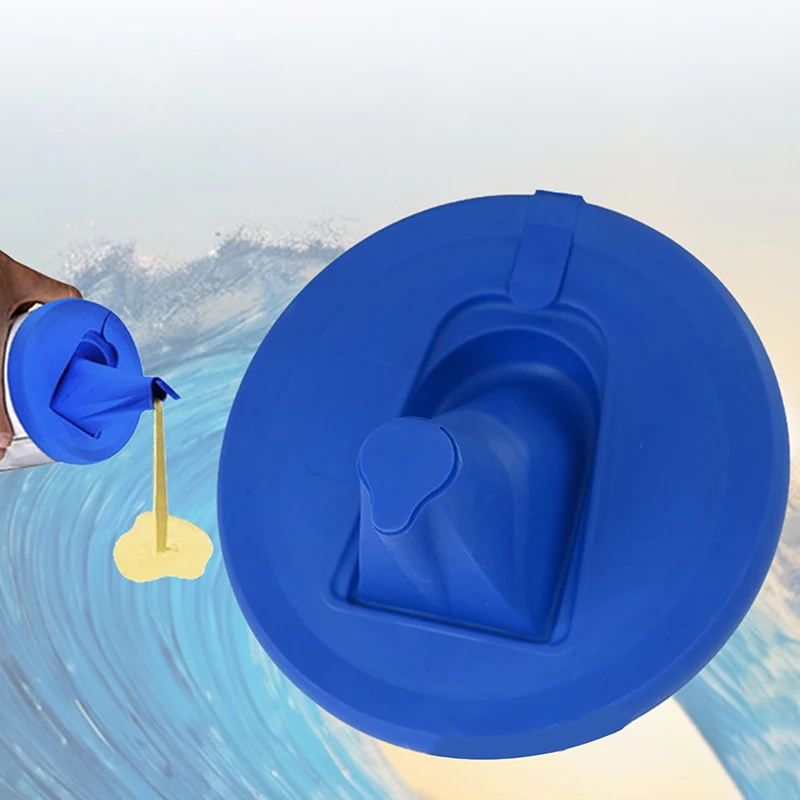 Paint Can Lid Cover And Pouring Spout Secure Seal With Built-in Spout To Pour Paint Easy Prevents Messes Spills