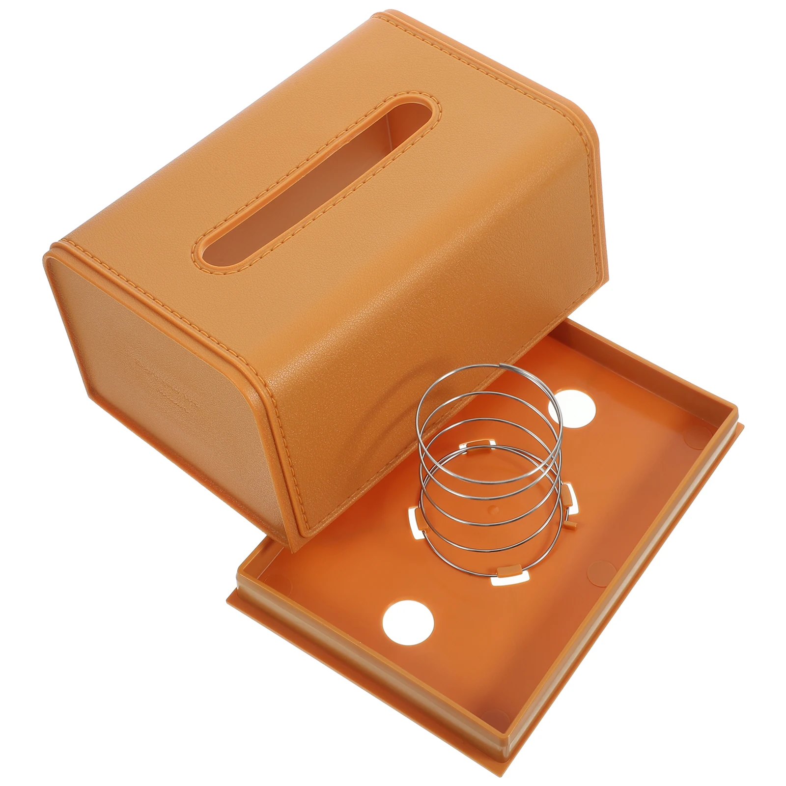 

Napkin Dispenser Box Comfortable Hand Feeling Car Tissue Box Tpe PP Refillable Tissue Holder for Car Desk Outdoor
