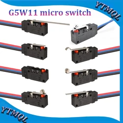 1Pcs Waterproof micro switch G5W11 high travel limit detection switch, charging gun long button