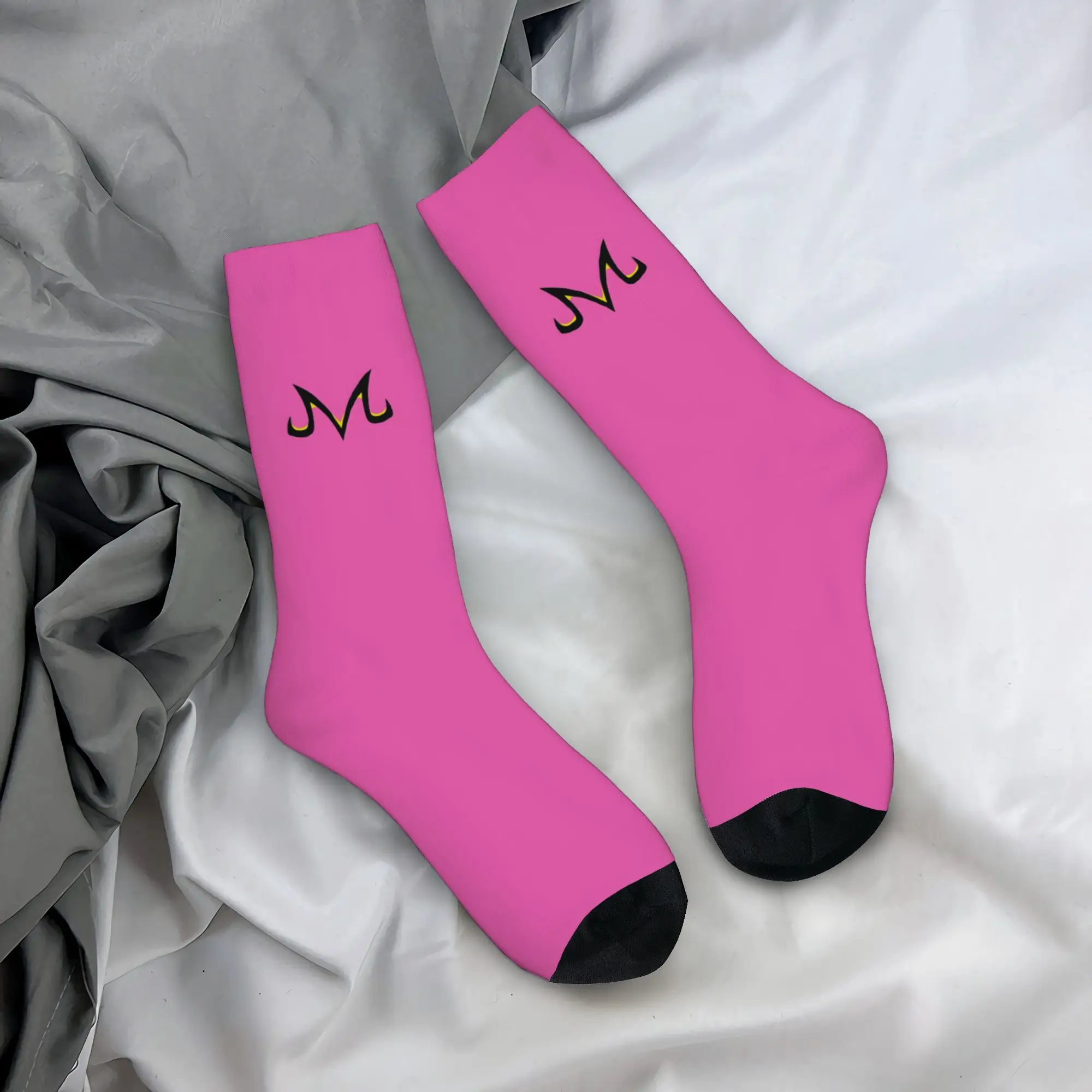 Funny Sock Dragon Ball Majin Symbol From DBZ Dragon Ball Z Vintage Quality Pattern Printed Men Socks Novelty Men's Socks