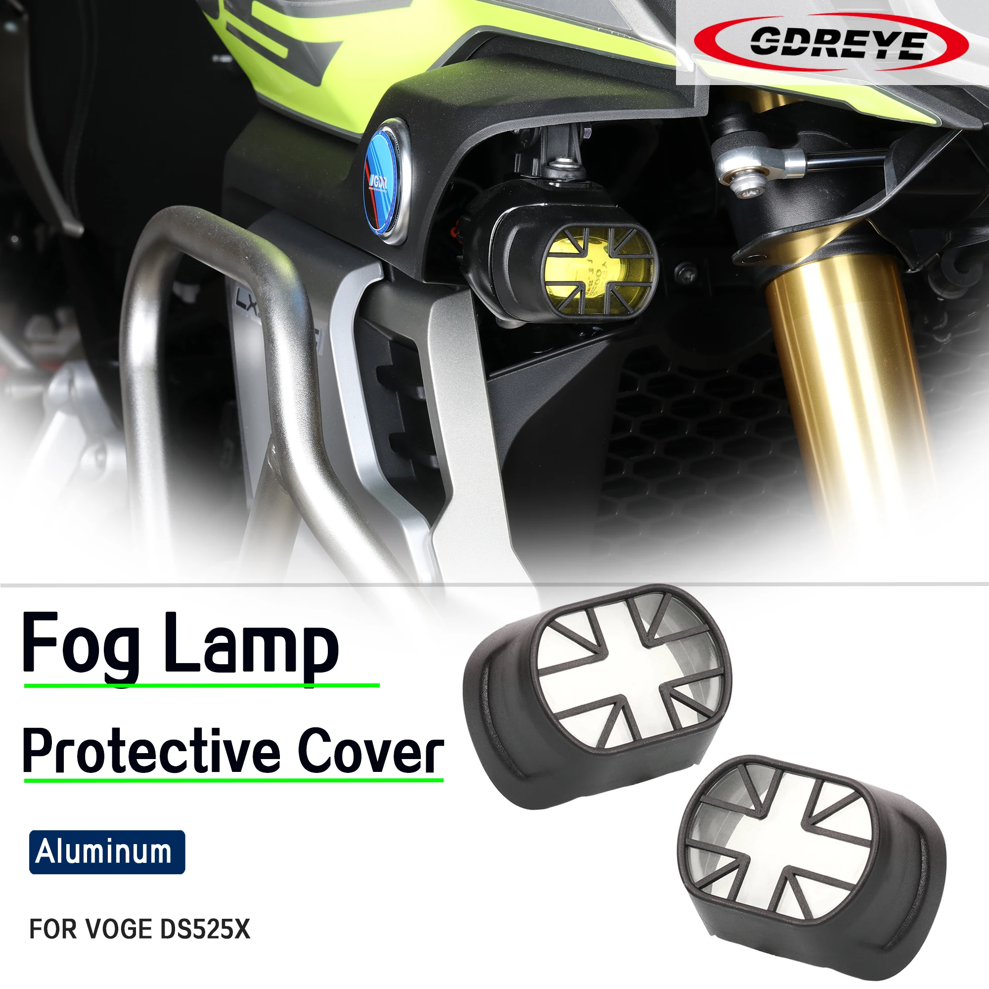 For VOGE DS525X DSX525 Motorcycle DS 525X DSX 525 Accessories Fog Light Protector Guards Foglight Lamp Cover Mist Lamp Guard