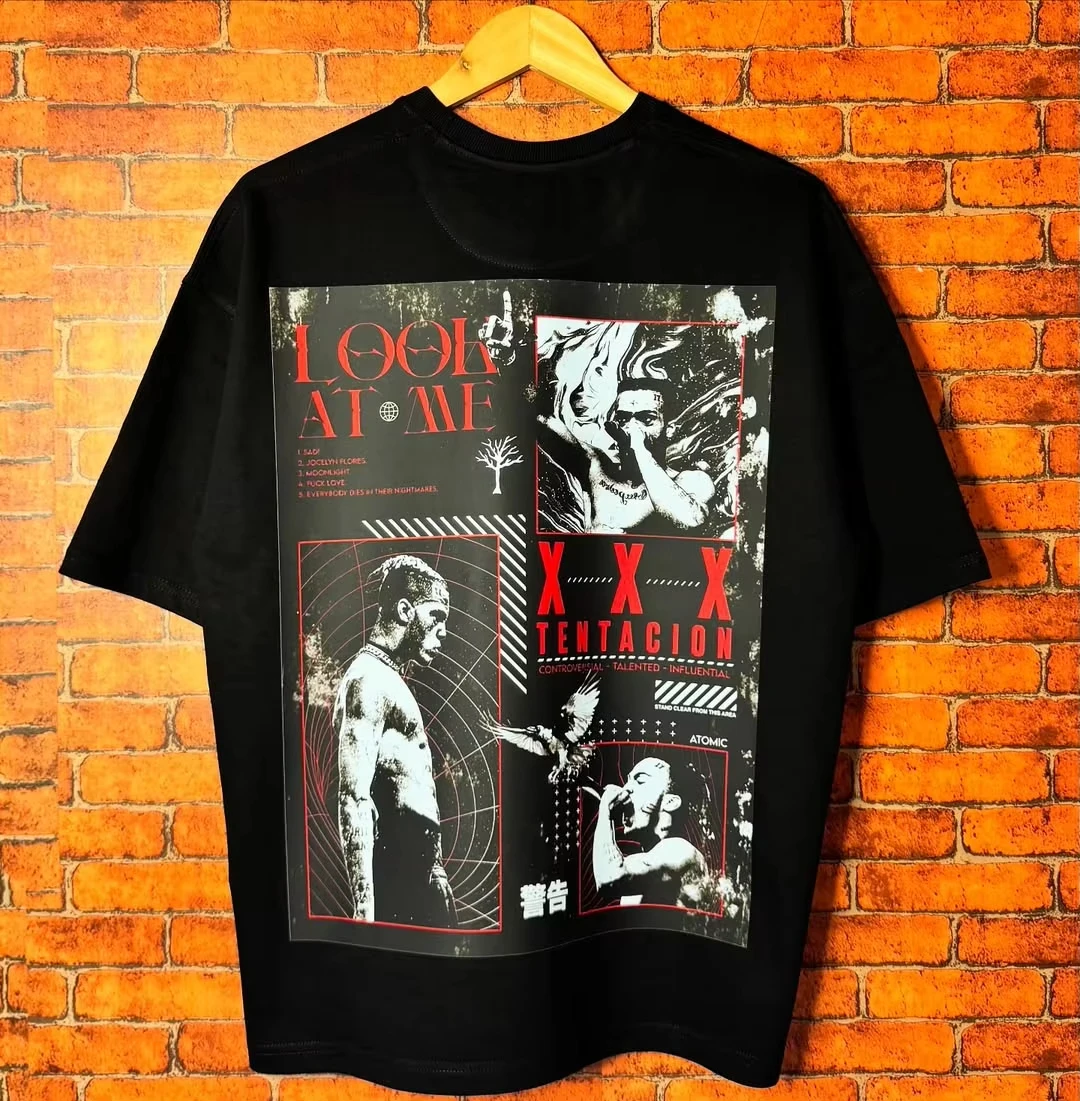 فاسق Harajuku Y2K عادية ريترو موضة تي شيرت الرجال الأوروبية والأمريكية الشارع الهيب هوب القوطي المتضخم قصيرة الأكمام النساء