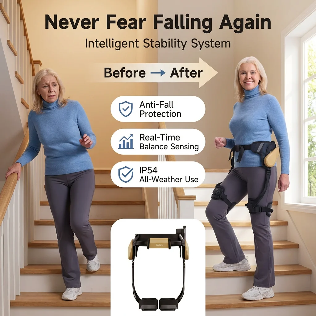 Ai Walking Assist Exoskeleton Wearable Robotic Lower Limb Exoskeleton For Walking