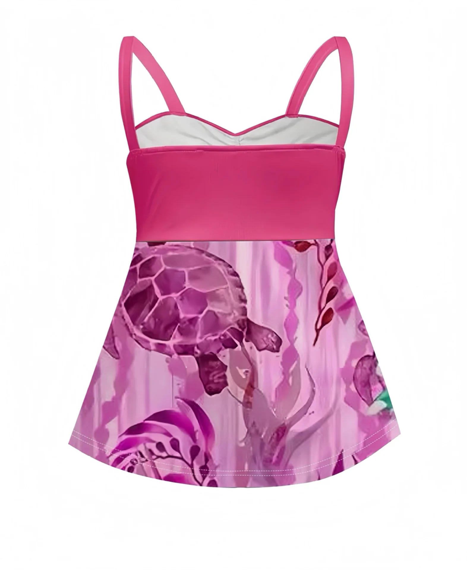 الصيف سترة المرأة مثير حبال القمم الإناث أكمام زر القمم المرأة عطلات الشاطئ الكائنات البحرية طباعة حجم كبير تي شيرت