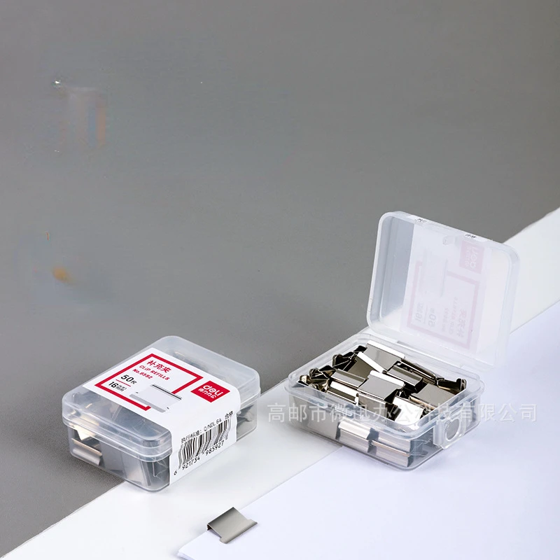 Metal Clip Push Clipper Latest Stapler Paper Fixing Organizing Stapler Reusable Portable Push Clamp Not Damage Paper