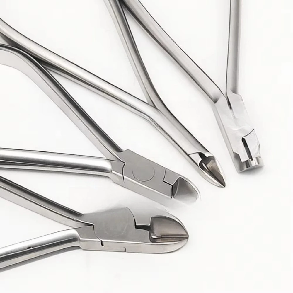High quality cutting pliers orthodontic distal cutting pliers bow wire ligation wire cutter force hard wire cutting pliers