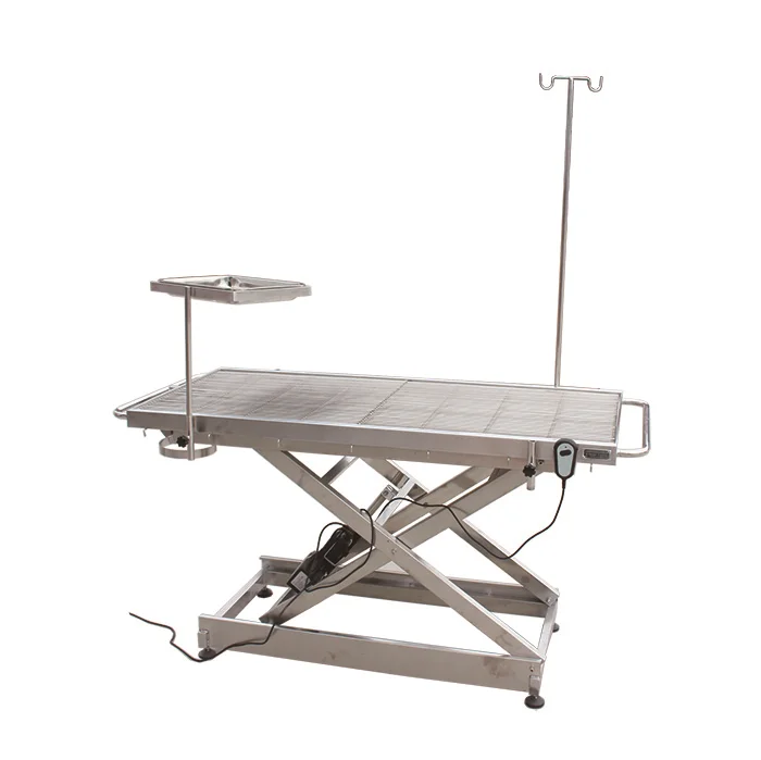 Vet operating table pet clinic bed manual surgical  animal veterinary pet surgery table for sale professional manufacturer