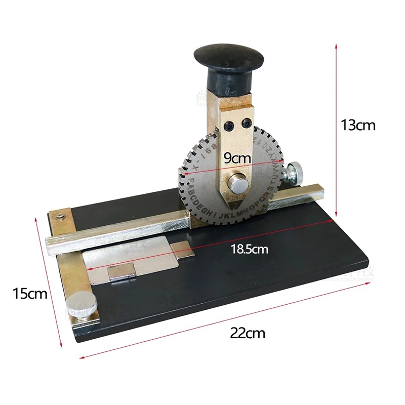 Small manual metal stamping and marking machine Embossing machine Dog tag nameplate Hand clapping type typing marking machine