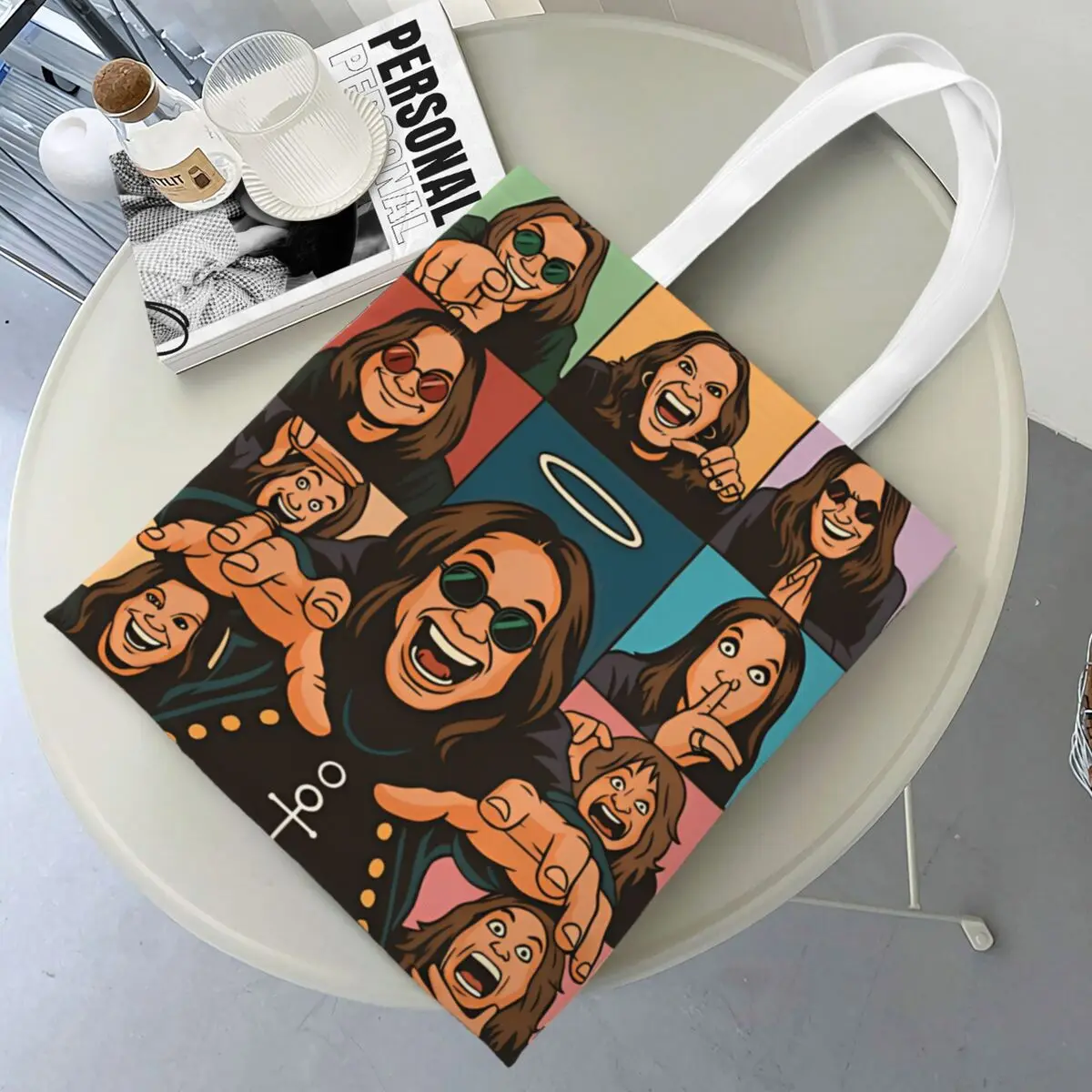 

Ozzys Osbournes Shopper Bag Handbags Ladies Print Tote Bag Fun Polyester Outdoor Shoulder Bag