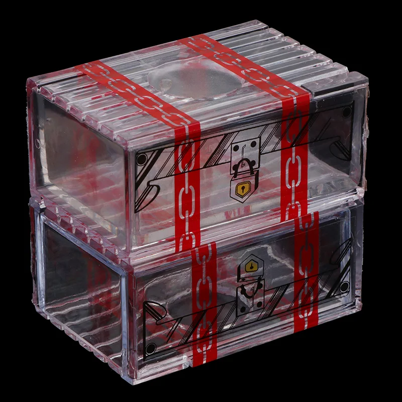 صندوق الذكاء الآخرون لا يمكن فتح الصندوق الشفاف خدعة سحرية درج سري ألعاب تعليمية دعائم سحرية ألعاب ذكاء #6