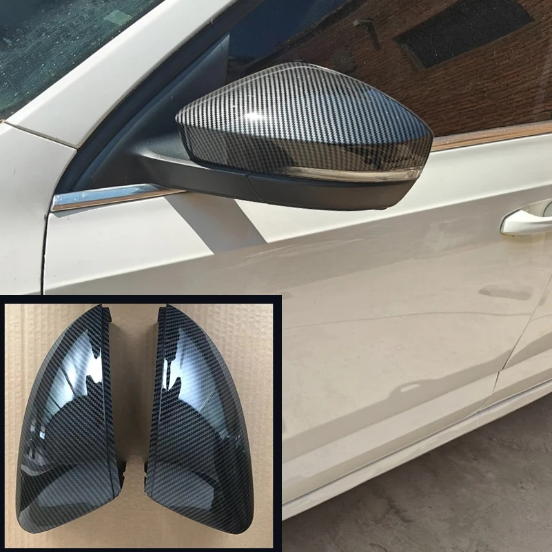 For Rearview Mirror Cover Cap Shell Housing for Skoda Superb 2015-2018 Car Styling Accessory Auto Part Vehicle Rear