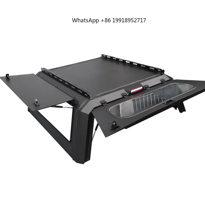 DongSui 4x4 Aluminum Pickup Truck Custom Canopy for Hilux Tacoma Ranger L200 Gwm Cannon Gladiator JJ573