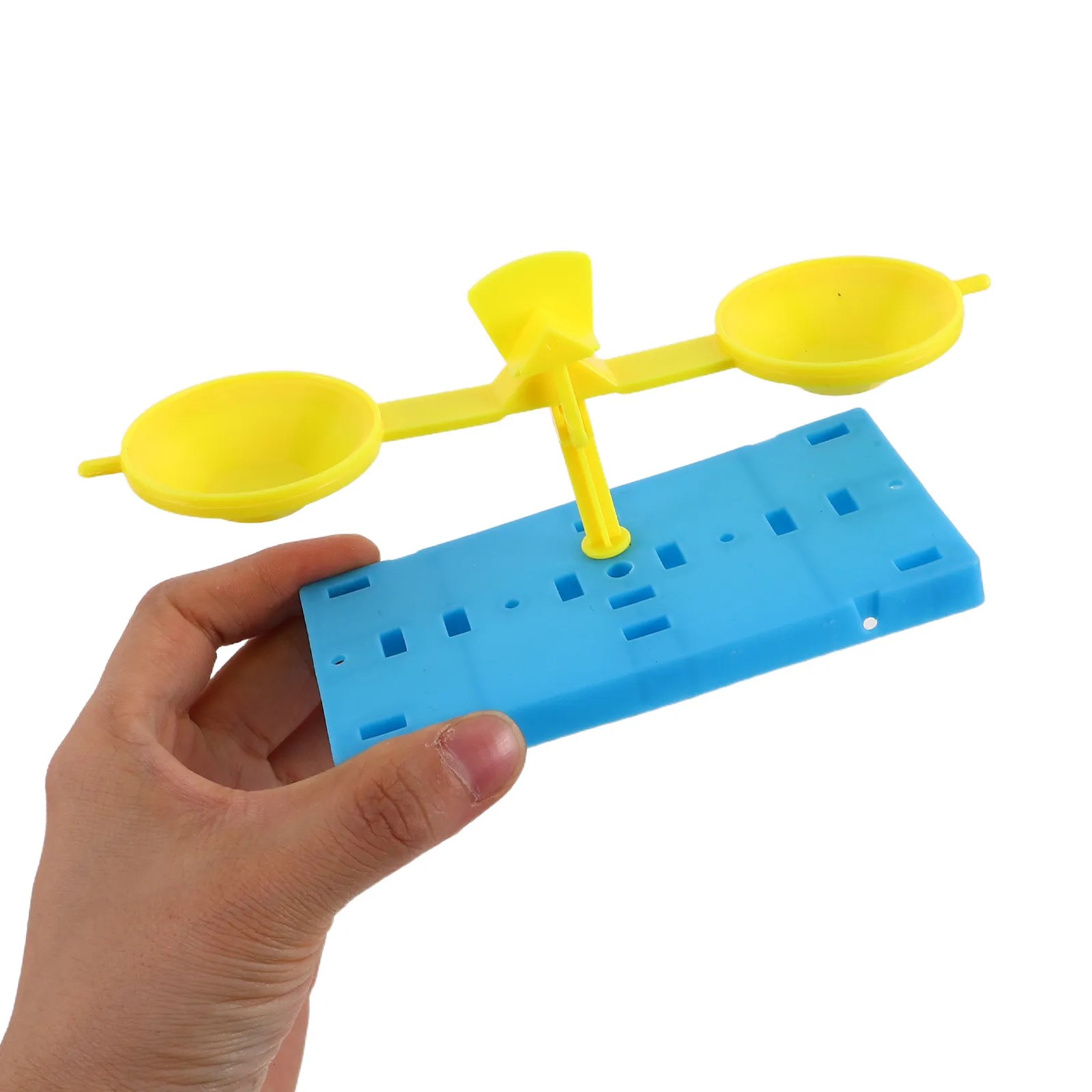 1Set Stem Balance Scale Educational Science Experiment Plastic Scale for Kids Preschool Classroom Learning Measurement Tool