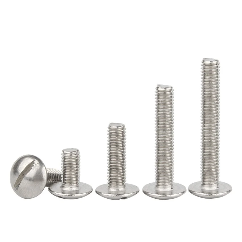 304 roestvrij staal grote extra maat gleufschroef met ronde kop M2 M2.5 M3 M4 M5 M6 M8 Oversize Super Big Truss Bolt