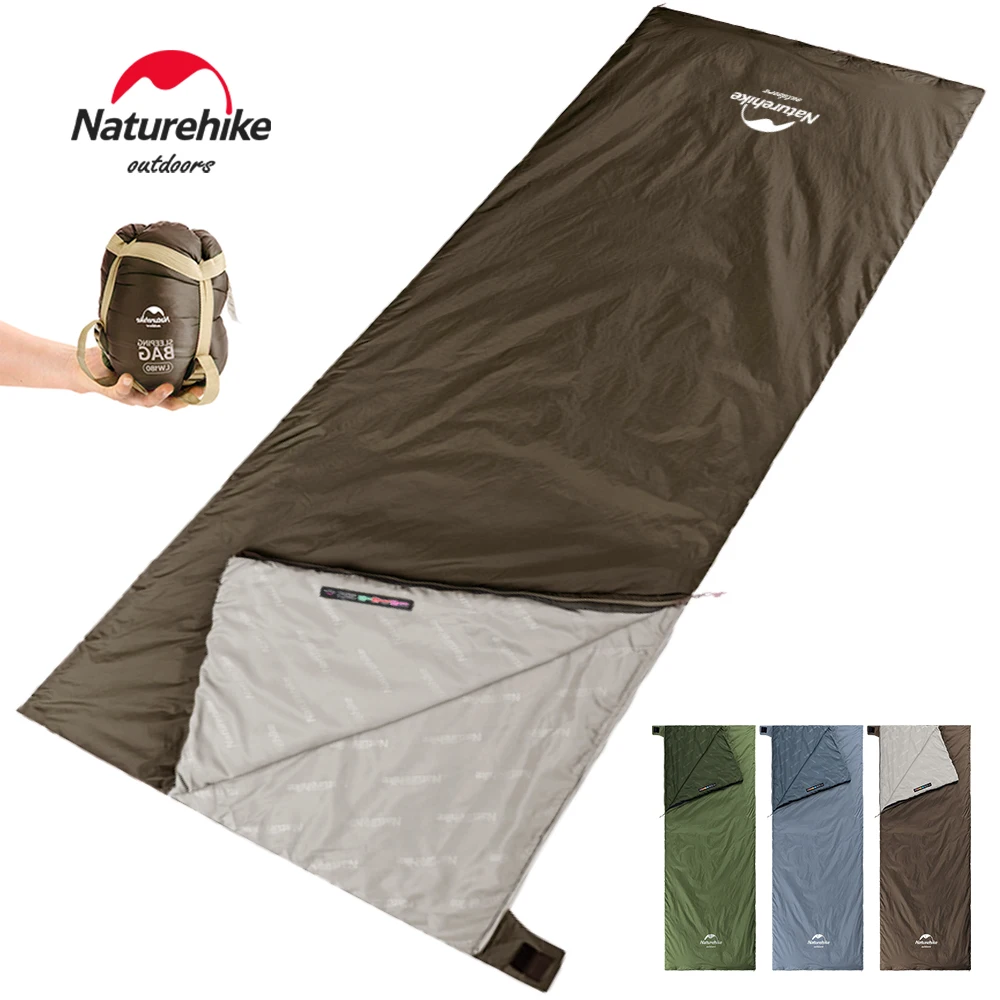 

Naturehike Camping Sleeping Bag Outdoor Ultralight LW180 Waterproof Cotton Sleeping Bag Hiking Traveling Climbing 3 Seasons