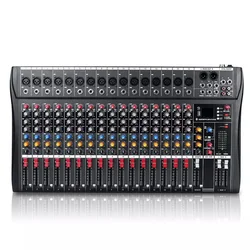 16-channel Professional Mixer Computer Stage Recording USB Sound Card High Low Tone Bluetooth DJ Model Number Certification