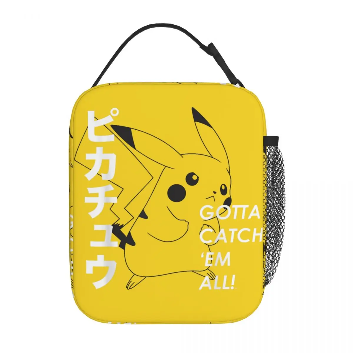 Monster Ghost Japanese Anime Gotta Catch Em Insulated Lunch Bags Thermal Bag  Meal Container Portable Tote Lunch Box Bento Pouch